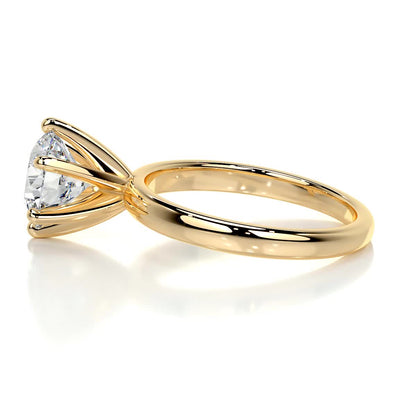 2.0 CT Round Solitaire CVD E/VS2 Diamond Engagement Ring 40