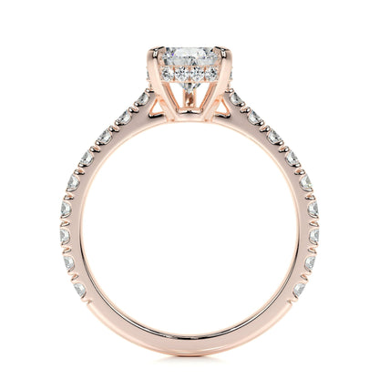 1.50 CT Pear Hidden Halo CVD E/VS2 Diamond Engagement Ring 12