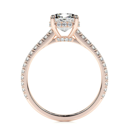 1.50 CT Cushion Hidden Halo CVD E/VS2 Diamond Engagement Ring 14