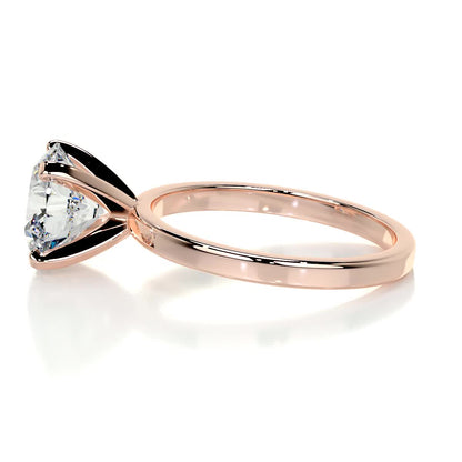 2.0 CT Round Solitaire CVD E/VS2 Diamond Engagement Ring 21