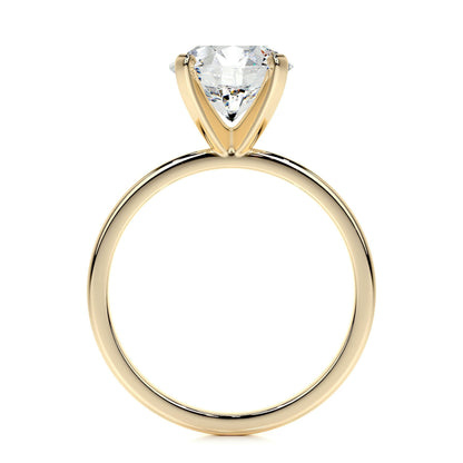 2.0 CT Round Solitaire CVD E/VS2 Diamond Engagement Ring 48