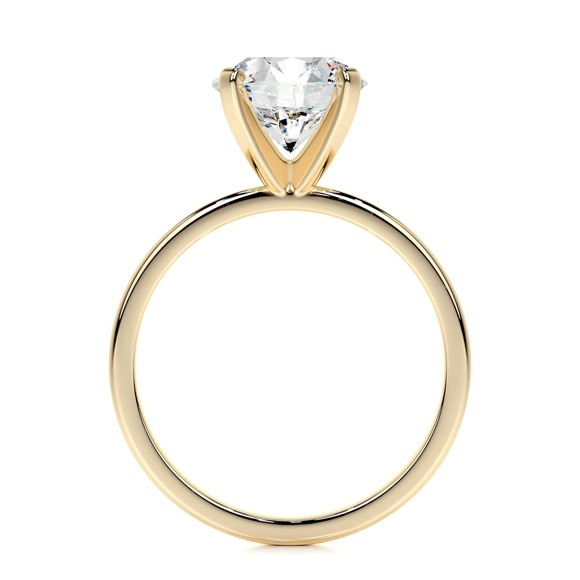 2.0 CT Round Solitaire CVD E/VS2 Diamond Engagement Ring 32