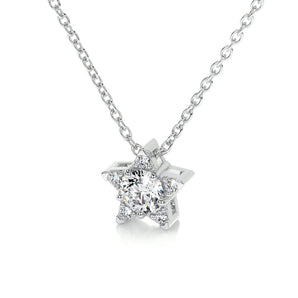 0.25 CT Round CVD F/VS Diamond Necklace 2