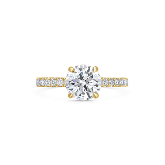 1.5 CT Round Solitaire CVD F/VVS1 Diamond Engagement Ring 8