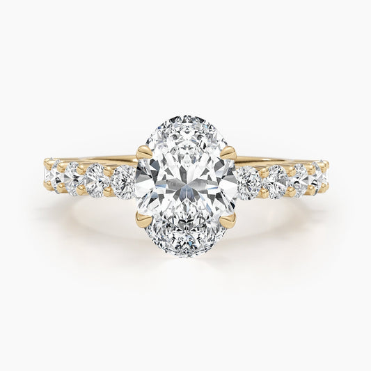 2.79 CT Oval Solitaire CVD E/VS Diamond Engagement Ring 4