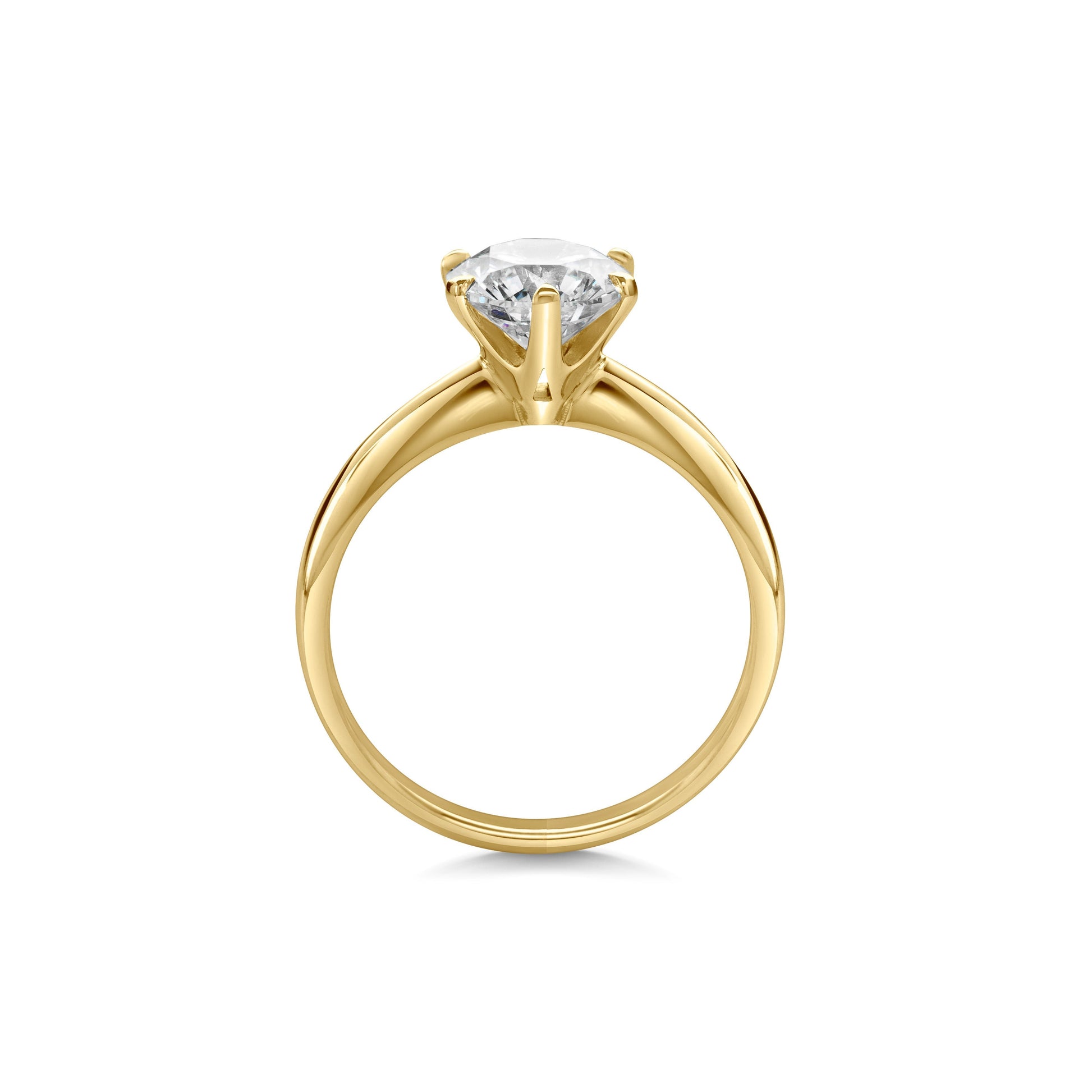 1.5 CT Round Solitaire CVD F/VS1 Diamond Engagement Ring 6